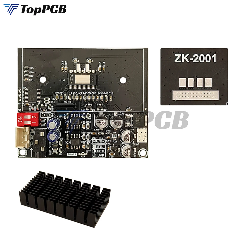 TPA3221 scheda amplificatore di potenza digitale posteriore pura 100W + 100W amplificatore Audio Stereo a doppio canale DC 10-30V per Subwoofer