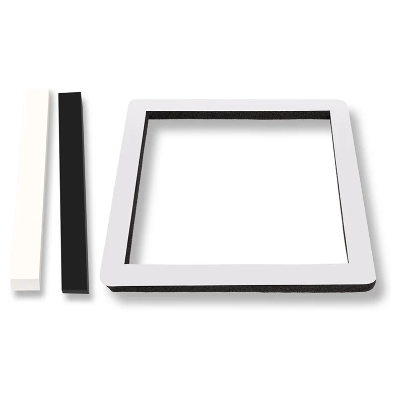 25071 Kit guarnizioni per condizionatore d'aria sul tetto per camper e camper, guarnizione autoadesiva per cornici e cuscinetti di livellamento autoadesivi