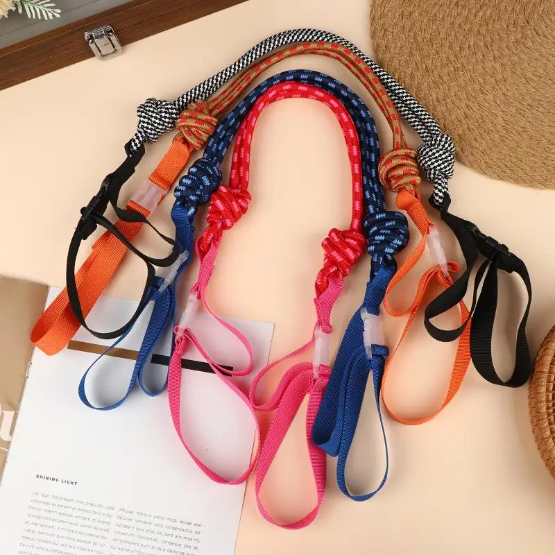 Knotted Nylon Bag Strap Adjustable Wide Shoulder Replacement Strap Wear Resistant Crossbody Belt For Canvas Handbag Purse
