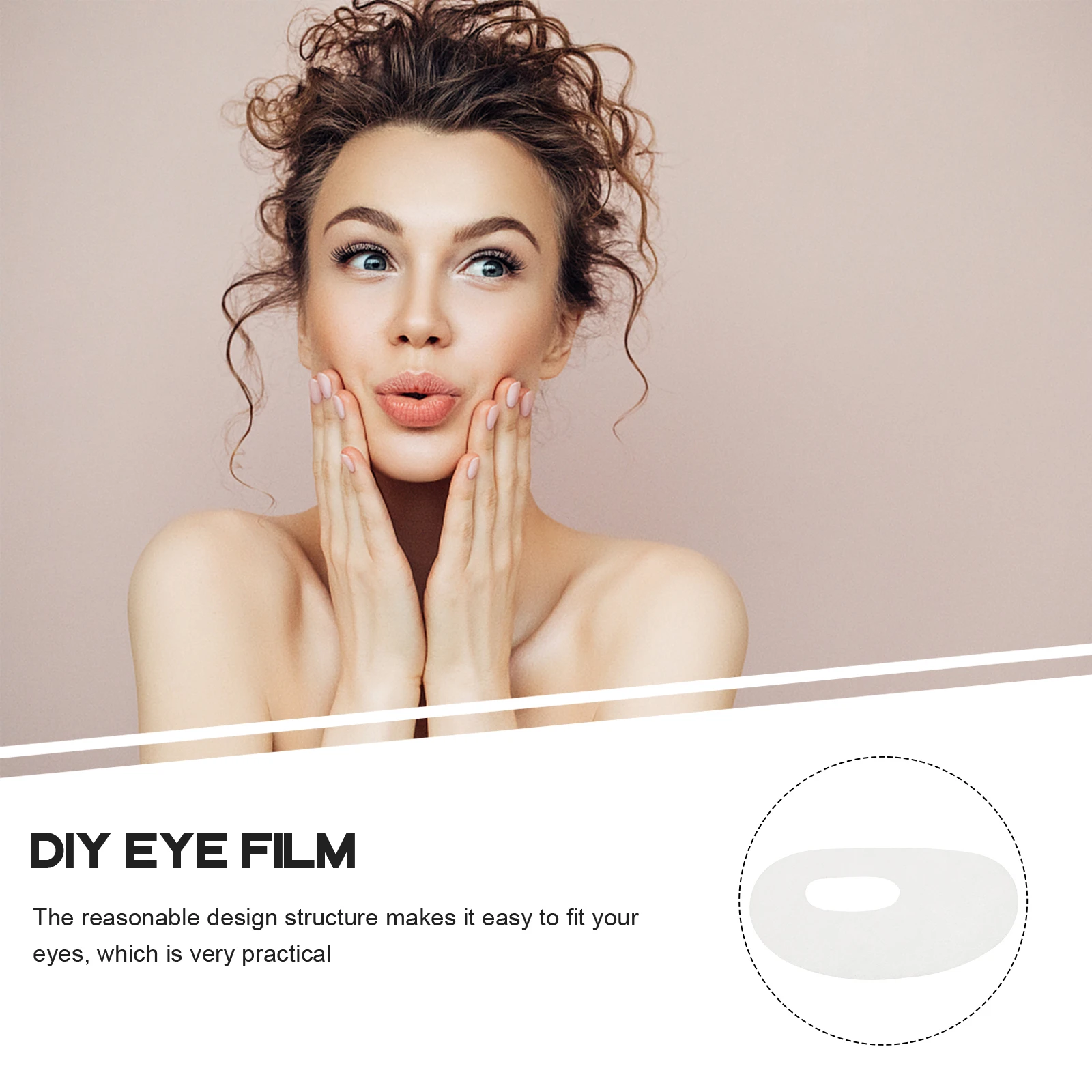 

1000 Pcs Eye Mask Paper Non Woven DIY Sticker Cotton Pad Ultra Thin Disposable Eye Patch Sheet Film Travel Hotel Accessories