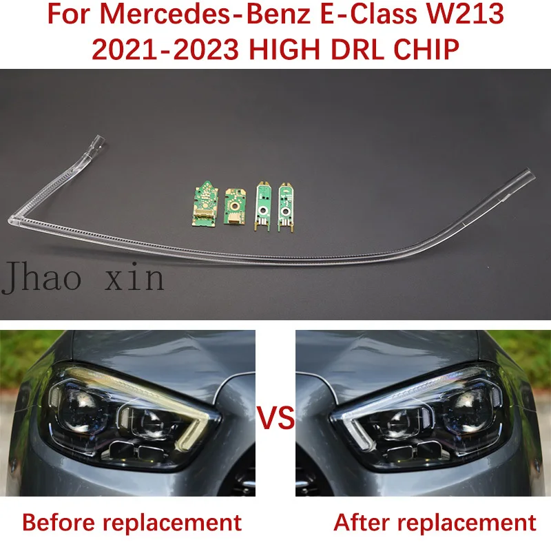 Angel Eye Circuit Board Ballast For Mercedes-Benz E-Class W213 2021-2023 High E300 White Light Car Headlights DRL CHIP Lamp Tube