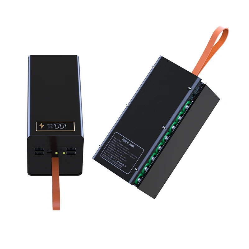 علبة بطارية 32 خلية 18650، علبة بنك الطاقة، شحن سريع للغاية DIY، بنك طاقة محمول، علبة شحن، شحن لاسلكي