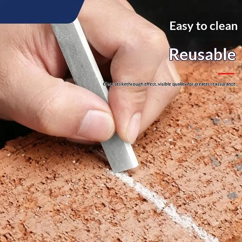 Slate Pencil Soft Mineral Strips Wear Resistant Smooth Writing Talc Pen for Metal Cutting Scribing Industrial Workshop Use