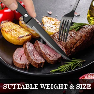 KOOMADE 24 قطعة مجموعة أدوات فضية خدمة سوداء لـ 4 أدوات مائدة من الفولاذ المقاوم للصدأ مجموعة أدوات مائدة سكين شوكة وملعقة #6