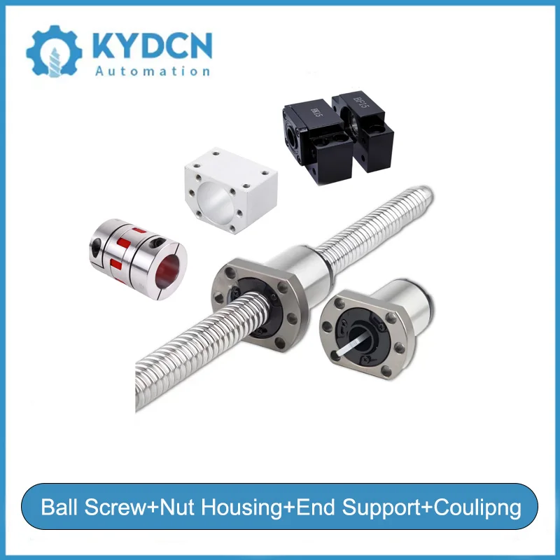 Factory Direct SFE2020/SFU2004/SFS2010 Ball Screw Assembly C7 Precision Single Nut Type for Flexible Automation & CNC Machines