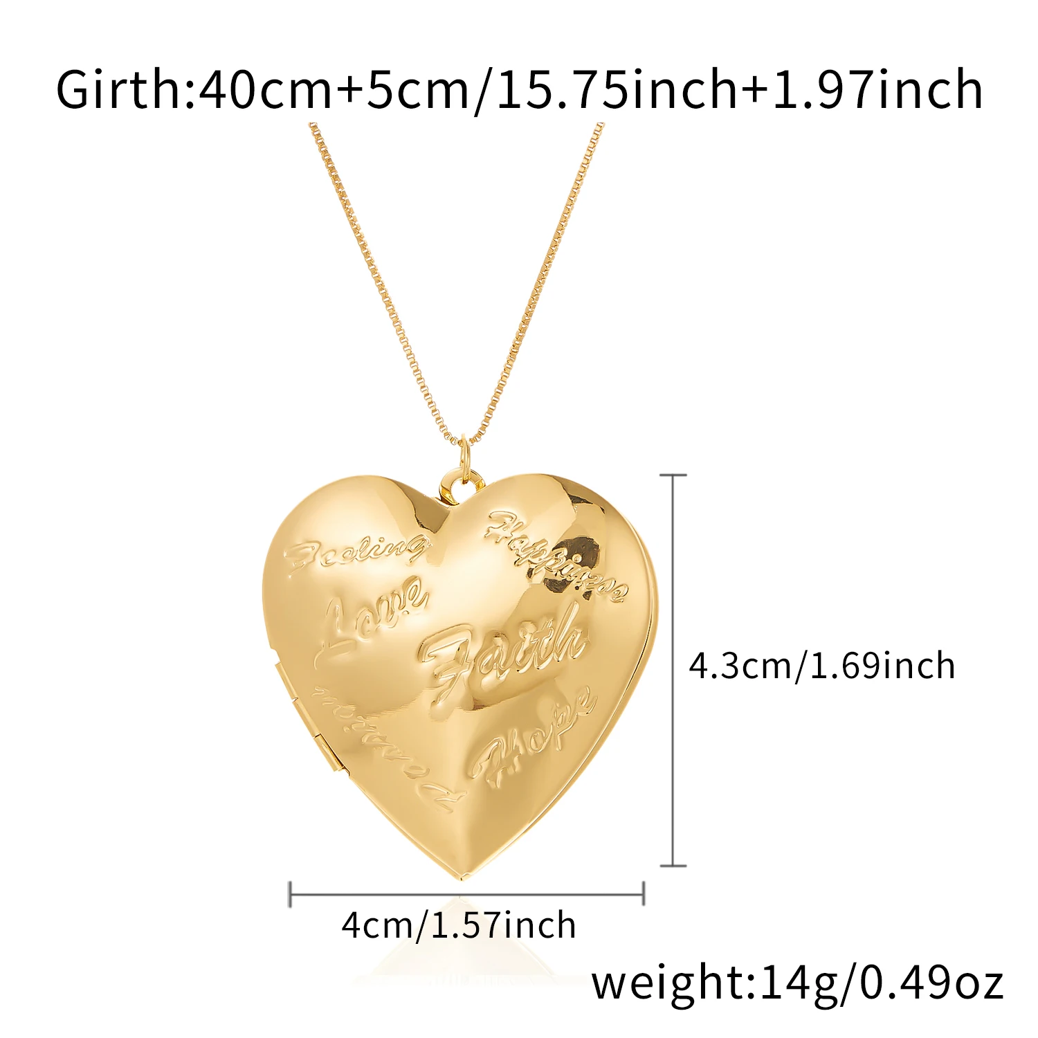 Vintage-Halskette mit geschnitztem Herz-Medaillon in Goldfarbe für Frauen, personalisierter Foto-Anhänger, romantisches, ästhetisches Valentins-Schmuckgeschenk – Detail 12