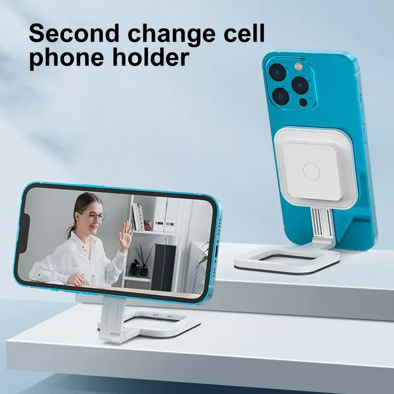 Selfie Light For Phone Magnet Mobile Phone Fill Light 30 LEDs Square Magnetic Mobile Fill Lamp Dimmable Bright For Laptop