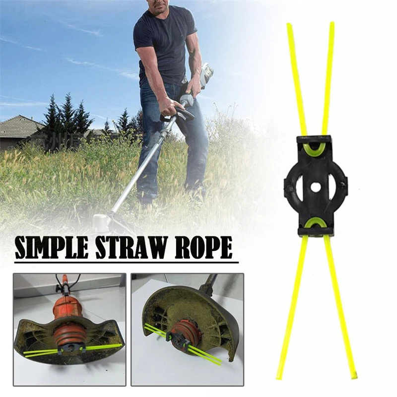 

10Pcs Simple Grass Rope Mower Accessories, Simple Straw Rope Simple Straw Rope, Mower Cutting Rope, Mower Head Weeding Brush