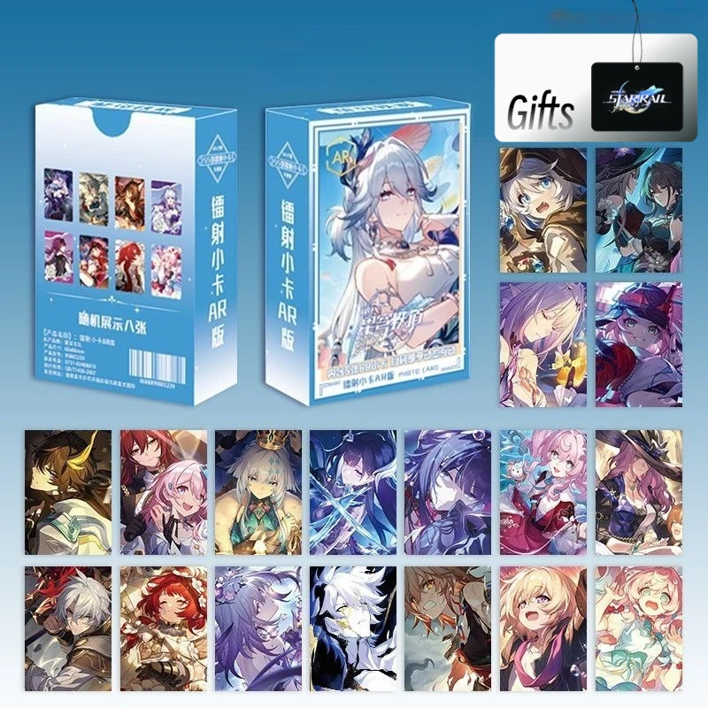 Juego Honkai Star Rail, 50 Piezas/Juego, Tarjetas Lomo Láser, Personajes de Dibujos Animados Phainon, Sunday Blade, Robin, The Herta, Fototarjetas HD, Cosplay