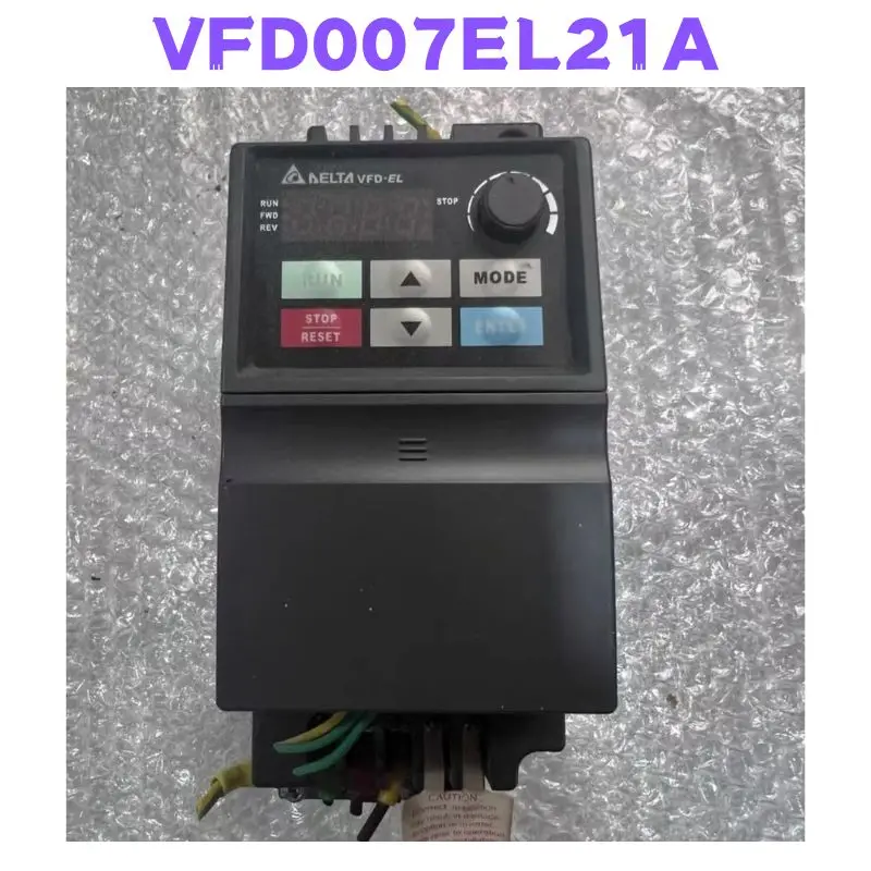 Second-hand VFD007EL21A Inverter Tested OK