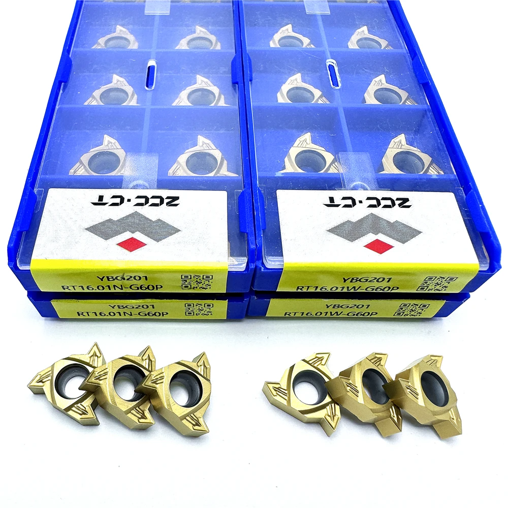 Inserções de Rosca ct Torno Cnc Aço Processamento Corte de Rosca de Alta Qualidade Carbide Insert 16.01 Rt22.01 Zcc.