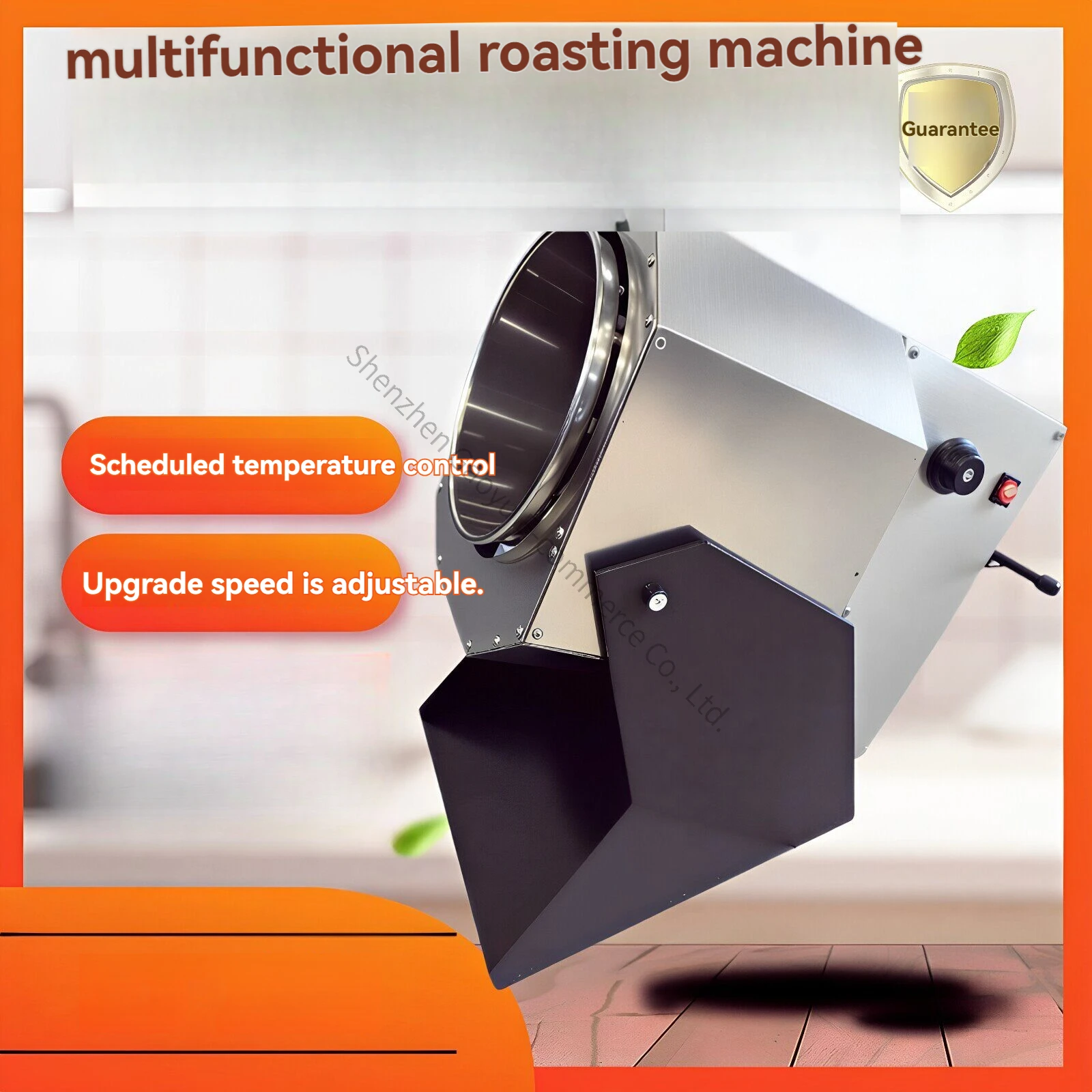 Commercial Household Peanut Melon Seeds Walnut Grains Frying Machine Medicinal Material Small Plug-in Hot Frying Chestnut