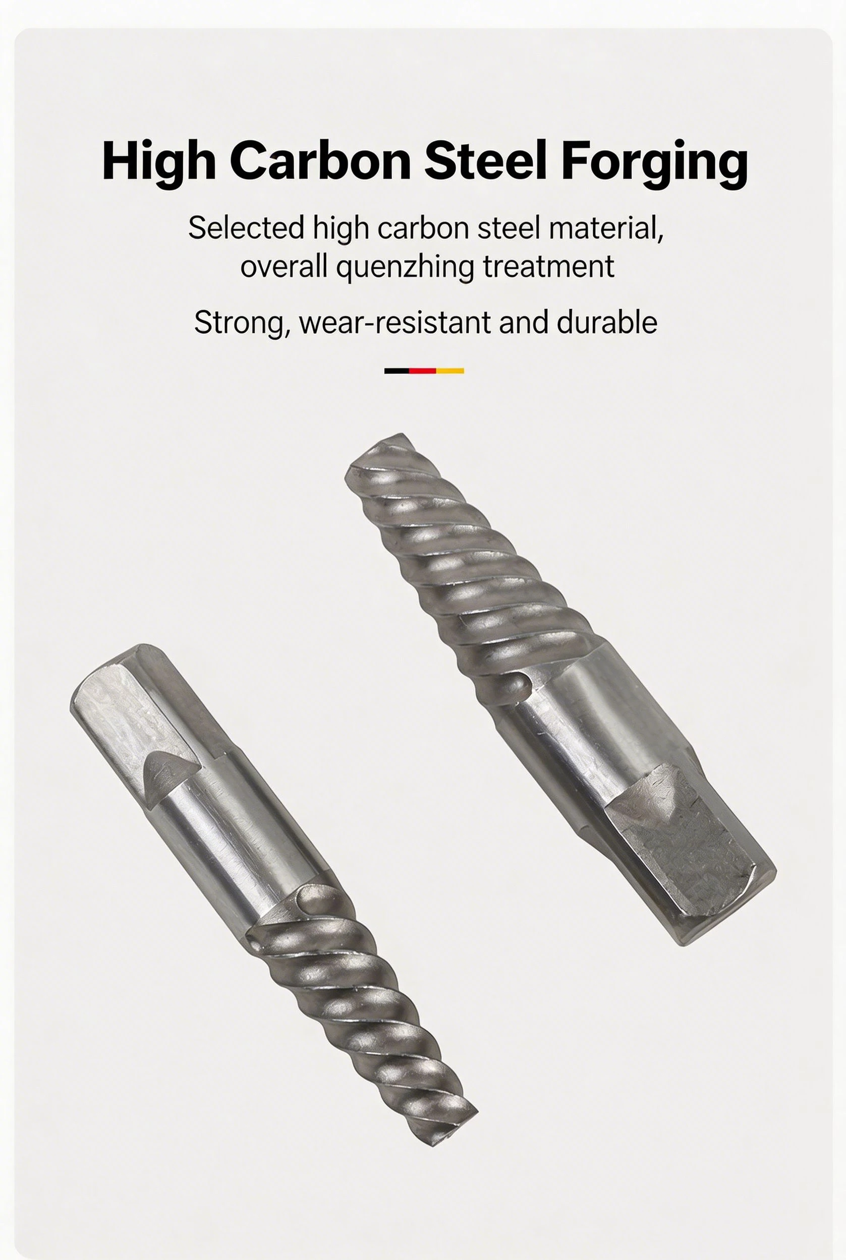 Manual Coarse Reverse Thread Faucet Broken Wire Extractor, Water Pipe Damaged Screw Remover Plumbing Repair Tool - view 4