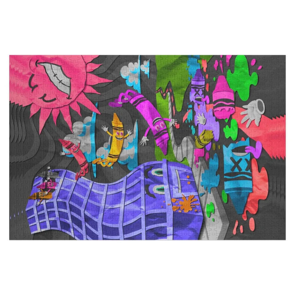 Tickle me Pink Jigsaw Puzzle Jigsaw For Kids Personalized Gifts Custom Wood Photo Puzzle