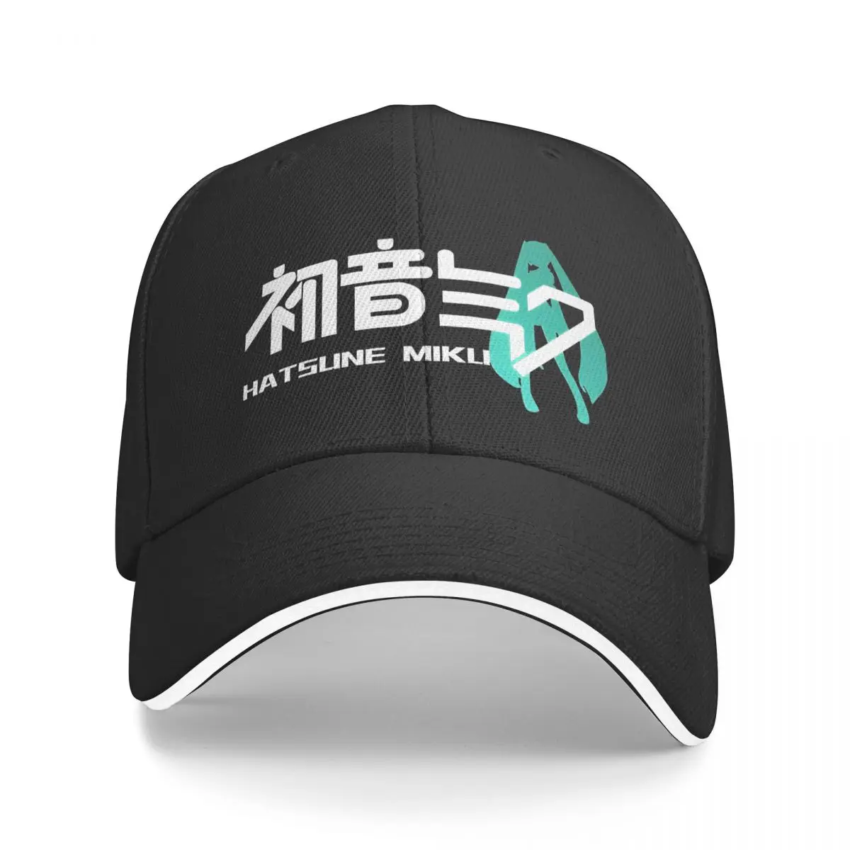 

Miku Virtual Idol Japanese Anime Fans Baseball Caps Hip Hop H-HATSUNE Sandwich Caps Men Women Adjustable Dad Hat Sport