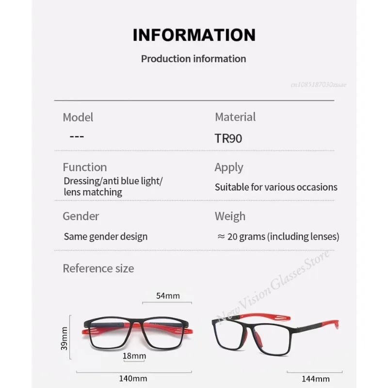Sport Reading Glasses Ultralight Anti-blue Light Presbyopia Eyeglasses Men\'s Hyperopia Optical Eyewear Diopters To +4.0 Очки