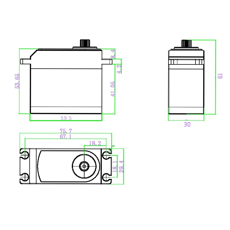 Yipinservo 100KG 120KG 130KG 150KG coppia Brushless Servo 12V motore digitale ad alta velocità per 1/5 1/6 RC auto barca aereo camion