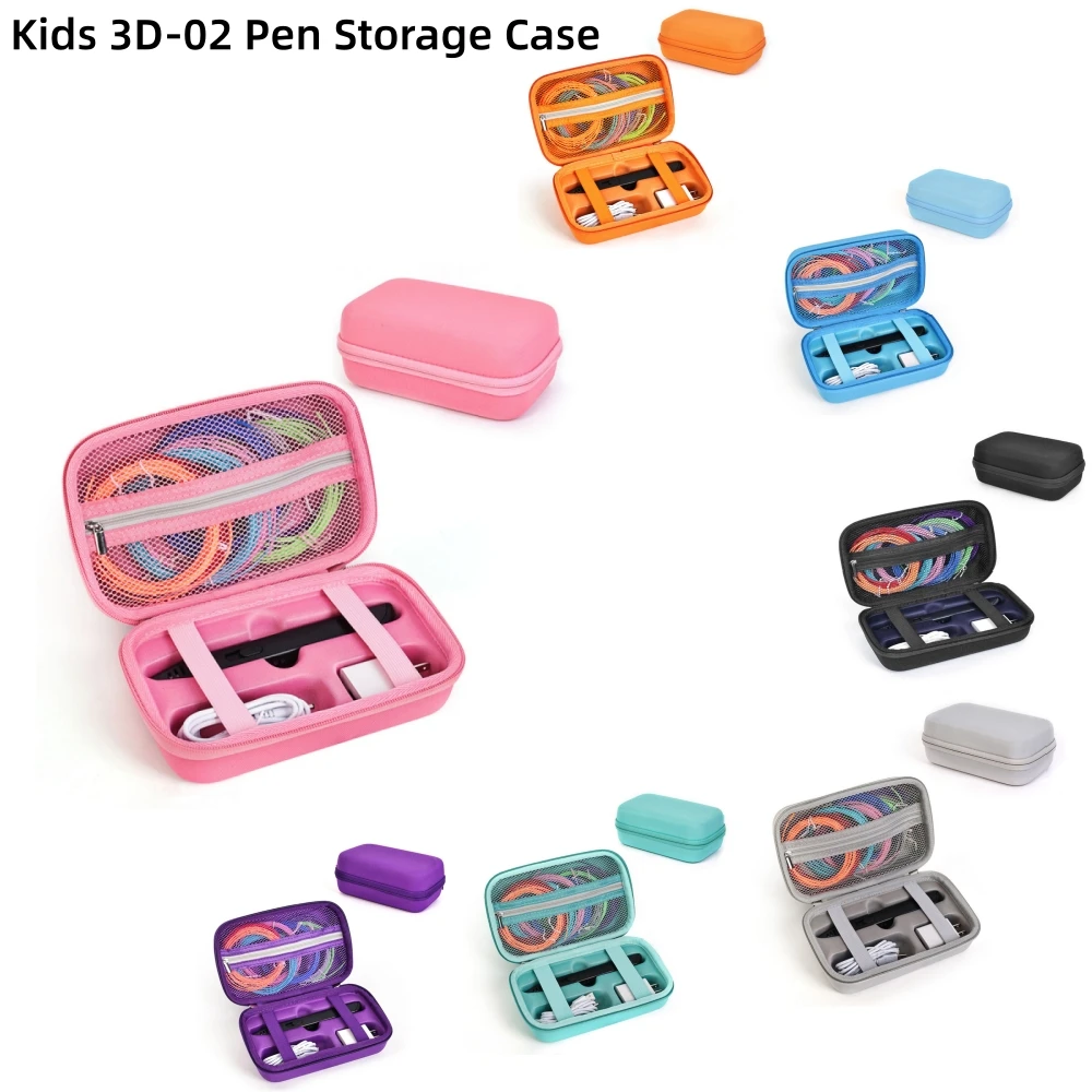 

Многоцветный органайзер для MYNT3D Super 3D Pen Kids 3D-02, чехол для хранения ручек, аксессуары