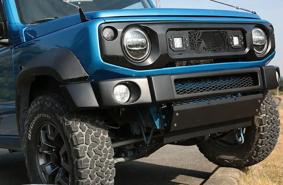 New Design Steel Winch Bumper Off Road Pickup Front Bumper Fit For Suzuki Jimny Jb64-Jb74