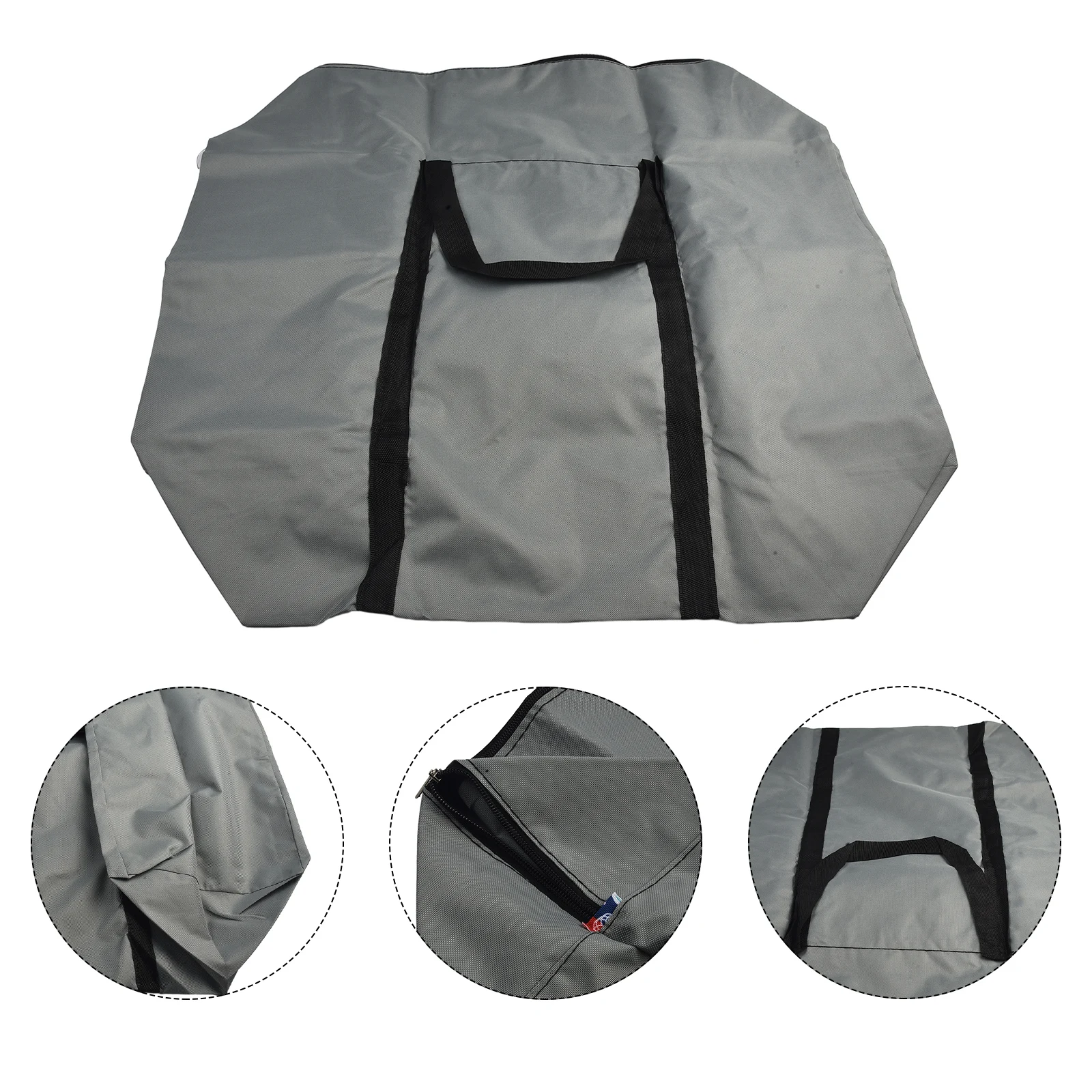 

Oxford Cloth Portable Storage Bag Gray Portable Kayak Bag Inflatable Boat Accessories Large Storage Travel Bag