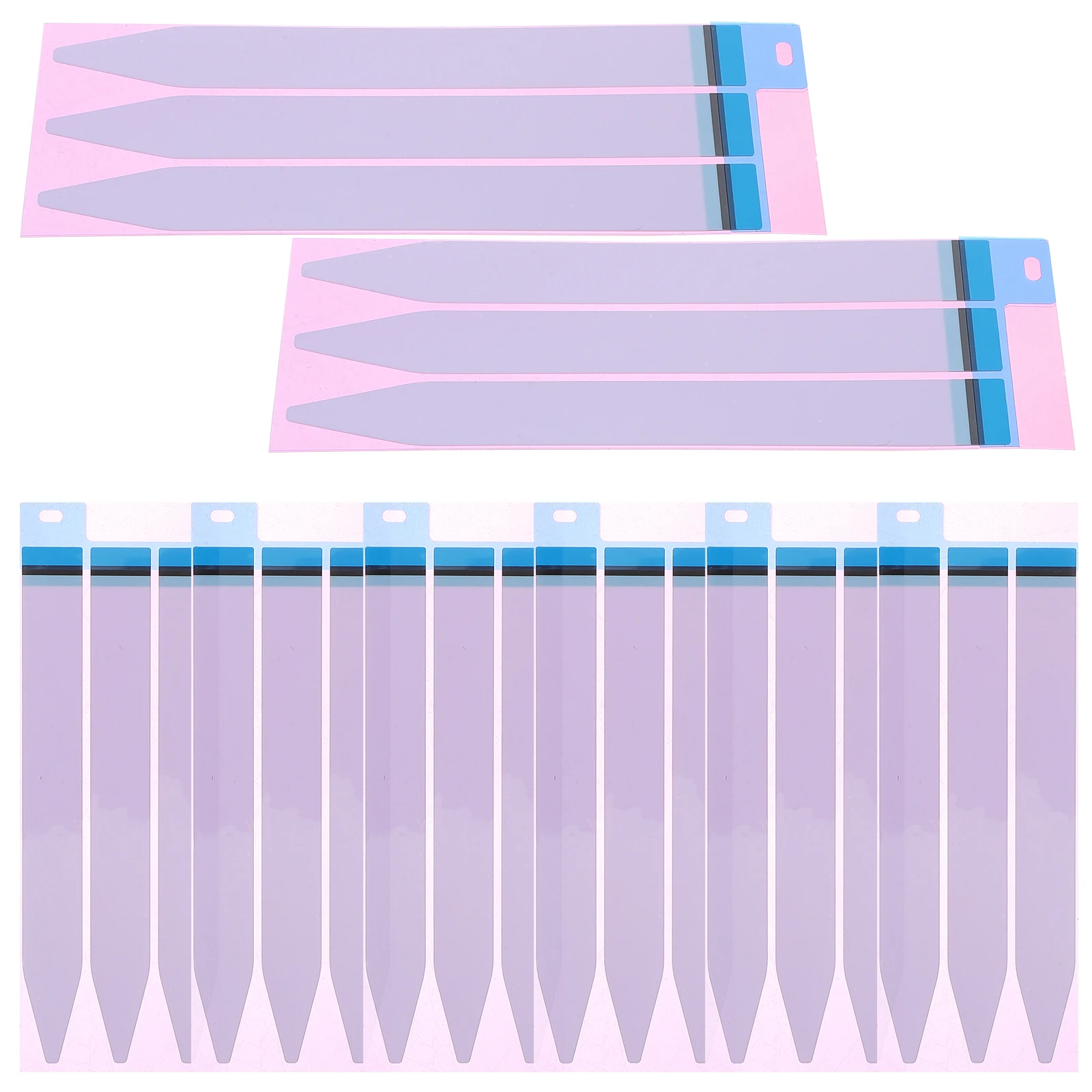 

24Pcs Back Stickers Glue Phone Tapes Adhesive Strips Replacement Strong Non Residue Fixing Solution Mobile