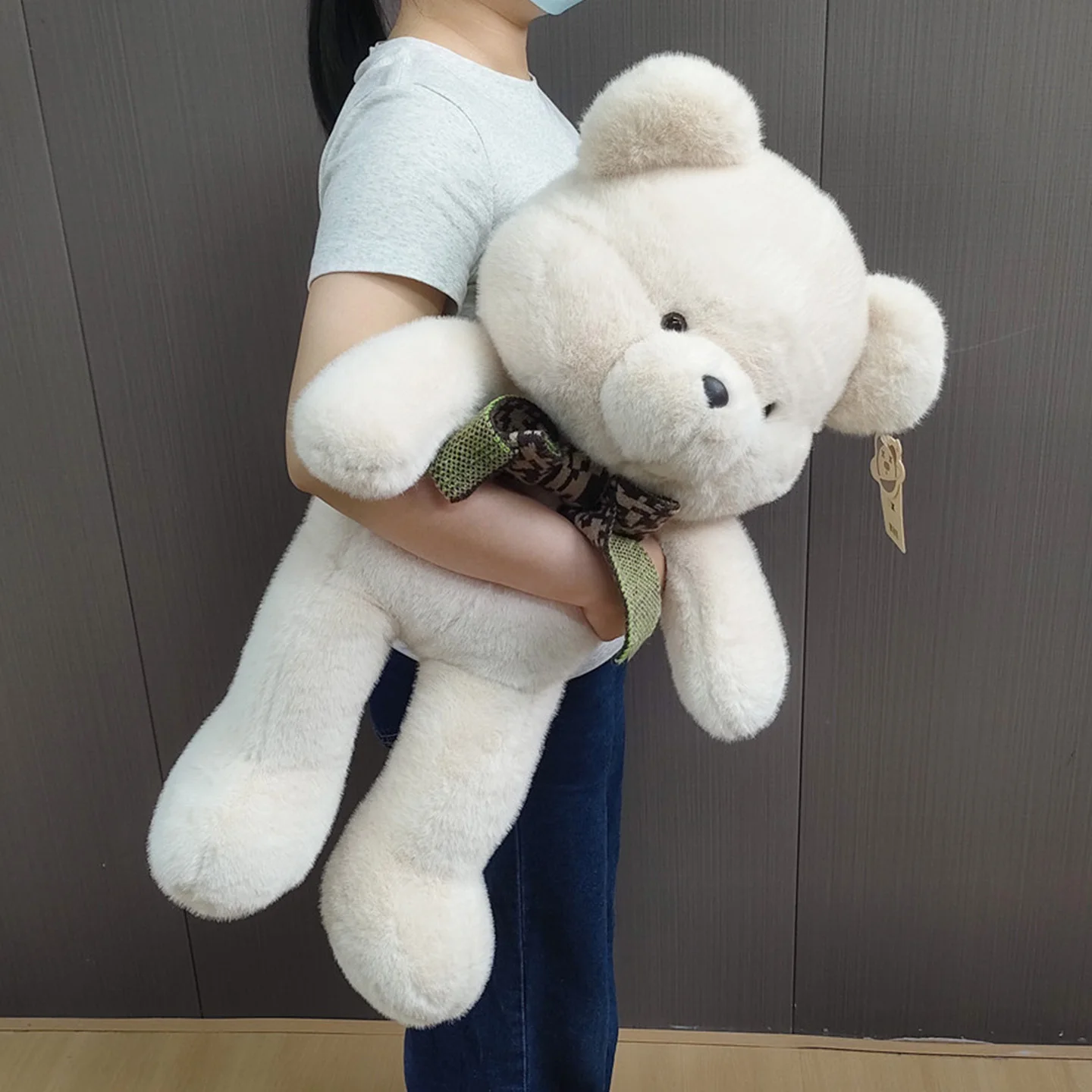 

Большая креативная плюшевая игрушка-медведь, кукла-медведь для детей, мягкая игрушка для кровати, свадебная кукла, наполненная полиэфирным волокном