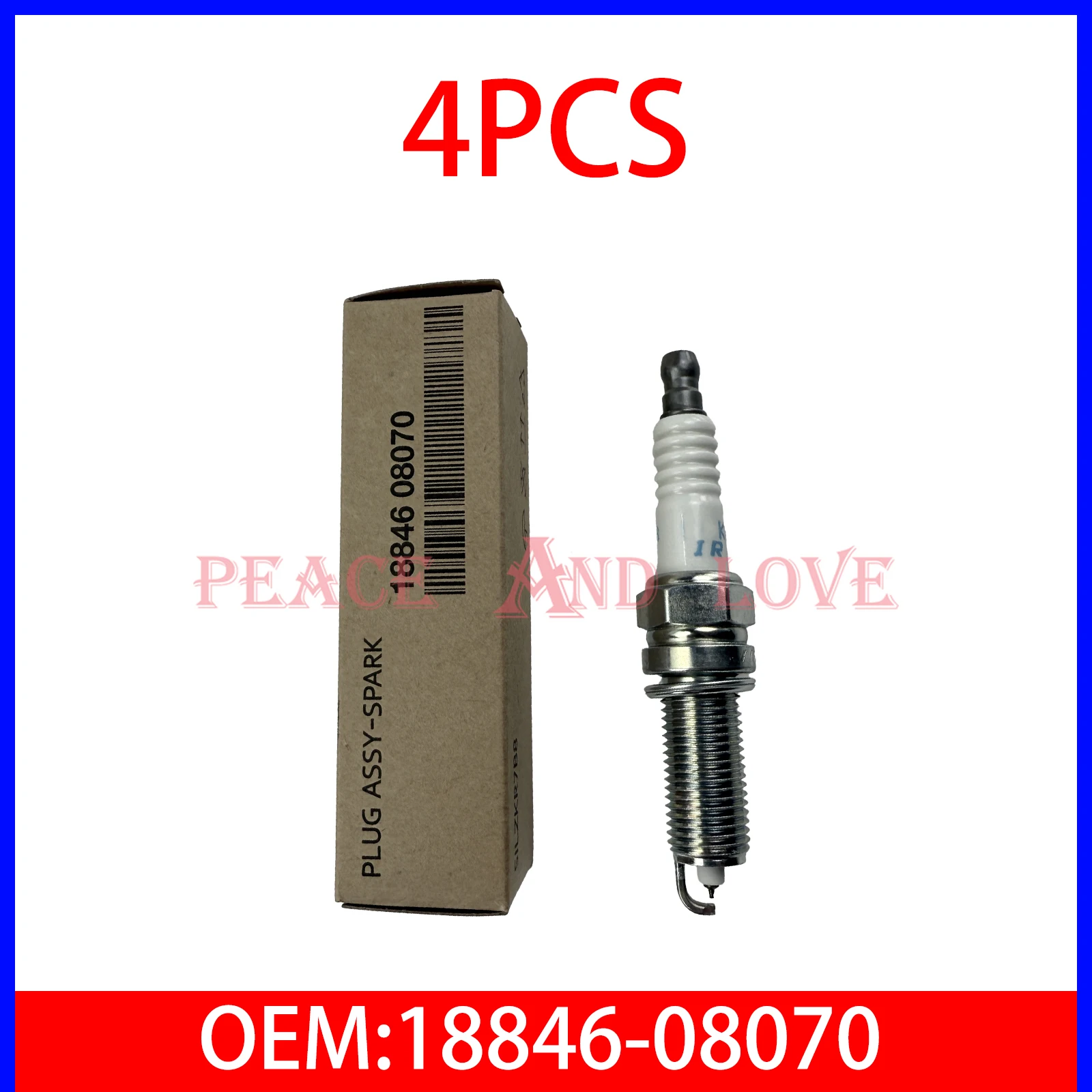 

4 шт. оригинальные 18846-08070 свечи зажигания 1884608070 для автомобиля Hyundai и Kia