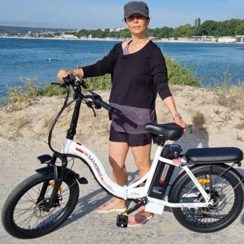 Lightweight CY20 Folding Electric Bike 350W Motor 36V15AH Battery Mountain E-Bike 20-Inch Tire Urban Commuter Electric Bicycle image 15