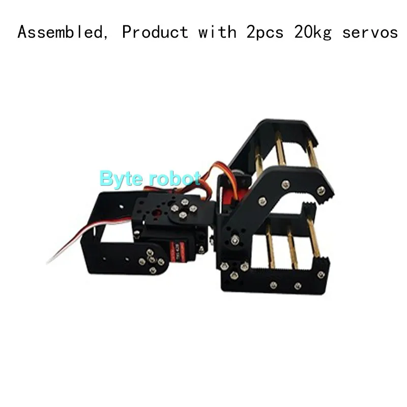 Открывающий коготь 0-100 мм, 2 Dof, механический захват для рук, ШИМ-сервоуправление, обслуживание, комплект «сделай сам», программируемые аксессуары для роботов