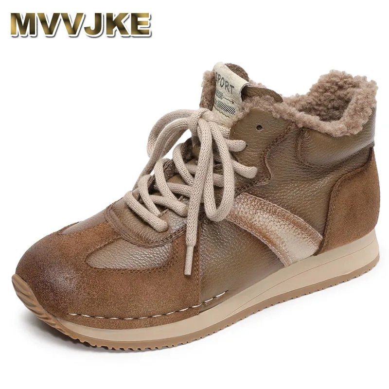 

Мотоциклетные ботинки из коровьей кожи, зимние зимние ботинки, женские повседневные высокие кроссовки, уличная обувь, рабочие ботинки