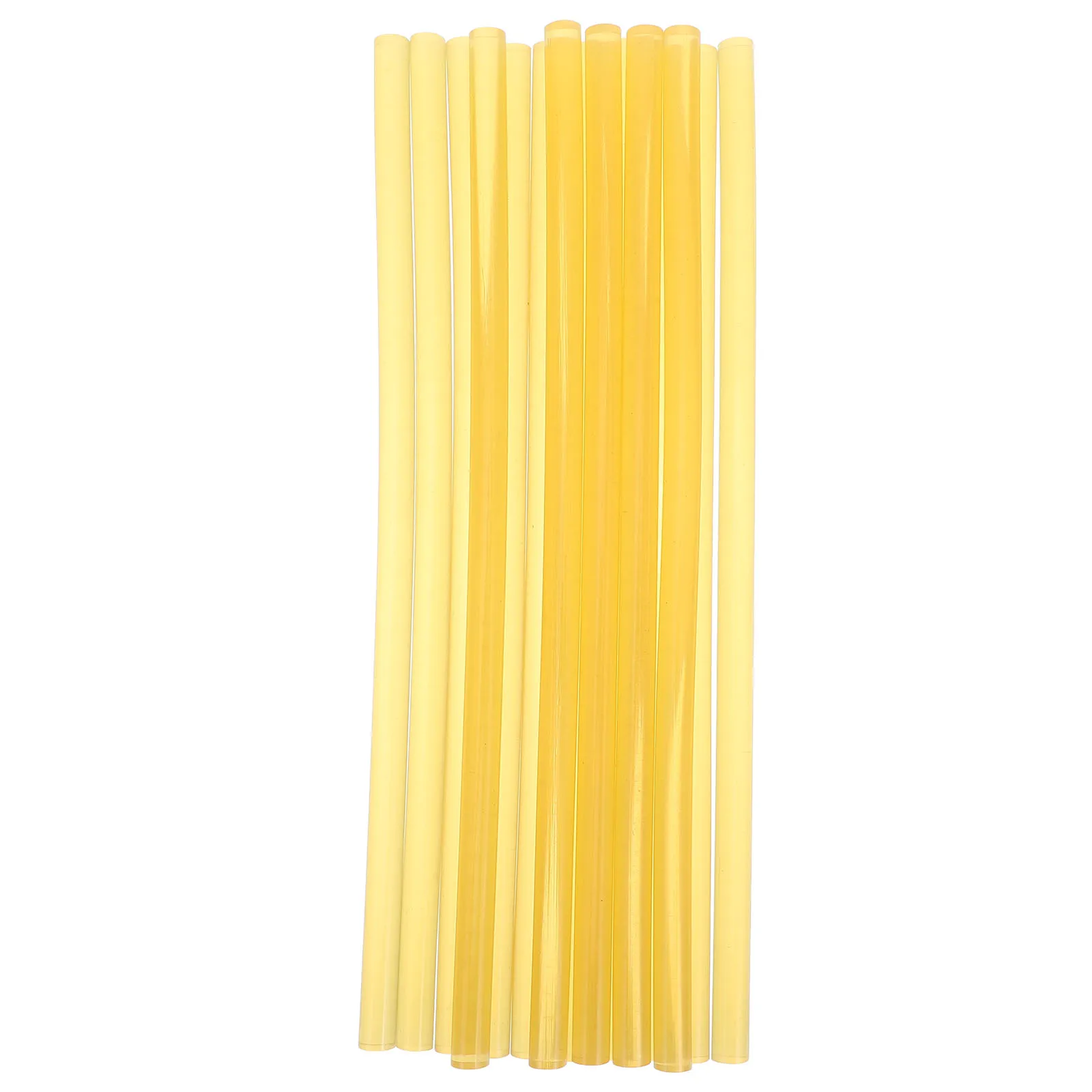 

15pcs Yellow Transparent Hot Melt Adhesive Strips Craft Glue Sticks Card Making Sealing Bulk DIY Plastic Wood Paper Glass