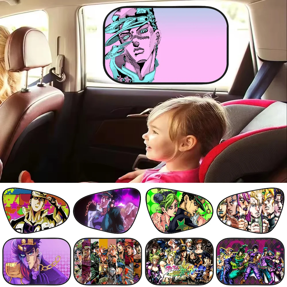 

Солнцезащитный козырек для окна Jojo Bizarre Adventure, солнцезащитный козырек для ветрового стекла, защита от ультрафиолета, авто солнцезащитный козырек, электростатическая пленка для окна автомобиля