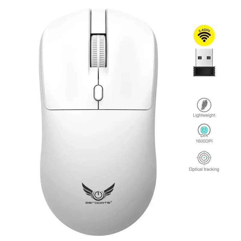 2,4G Drahtlose Maus Gaming Maus Ergonomische Mäuse 800-1200-1600 DPI Maus Wiederaufladbare Büro Mäuse für PC Laptop macbook Pro – Detail 12
