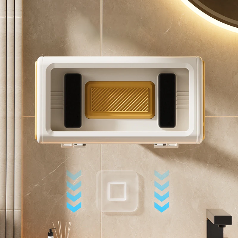 

Bathroom Waterproof Mobile Phone Box Can Be Folded And Rotated To Adjust The Bathing And Watching TV In The Toilet.