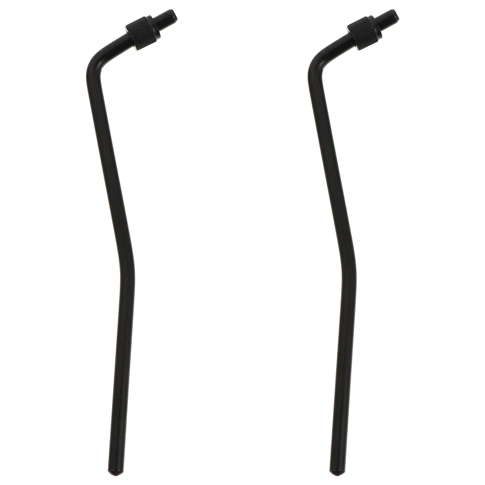 2Pcs Double Tremolo Arm 9Mm Thread Sturdy Electric Guitar Vibrato Whammy Bar Replacement Part Guitar Tremolo Bridge