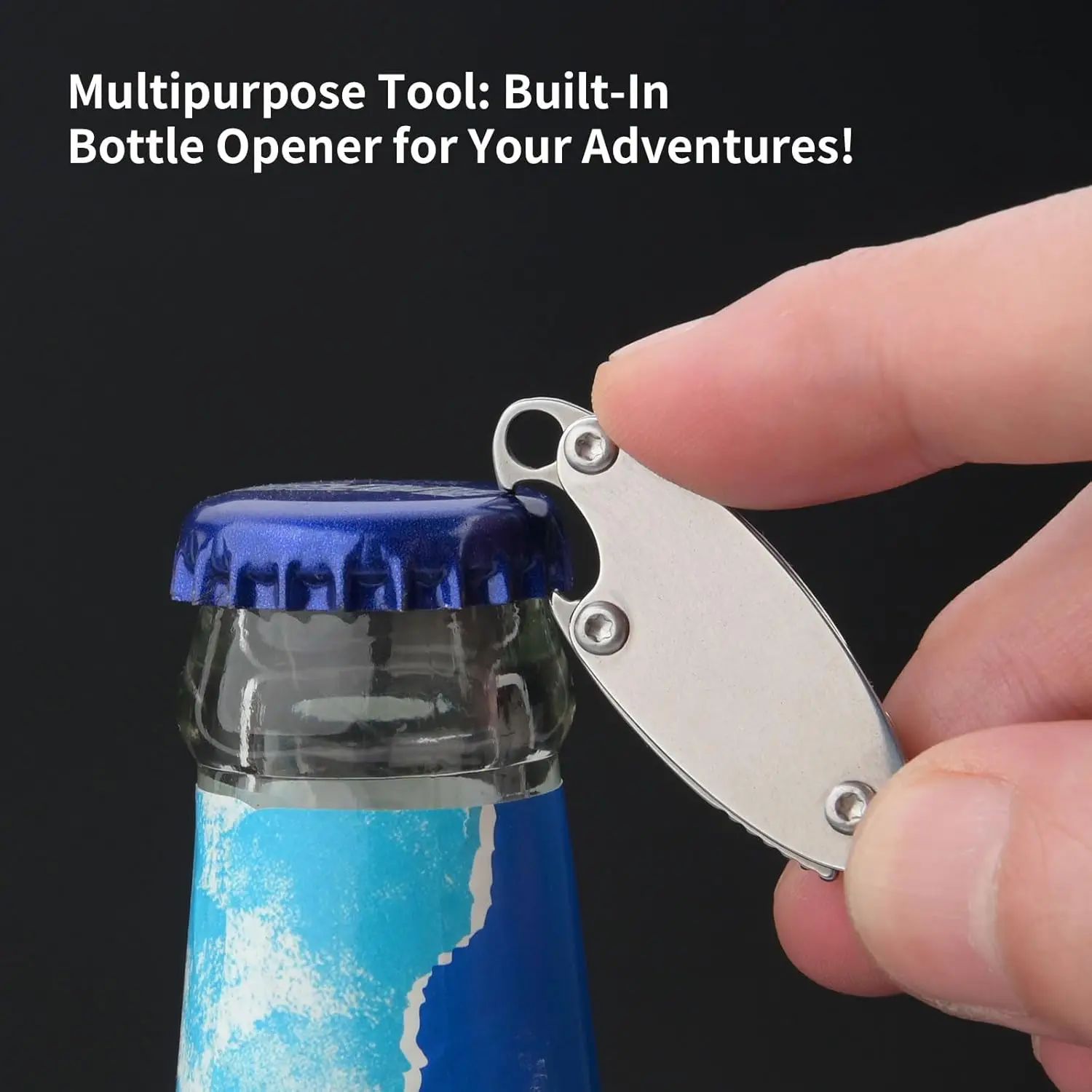 Mini tragbarer, olivenförmiger, multifunktionaler Outdoor-EDC-Werkzeug-Schlüsselanhänger, ein perfektes Unboxing-Tool für den täglichen Familiengebrauch. – Detail 4