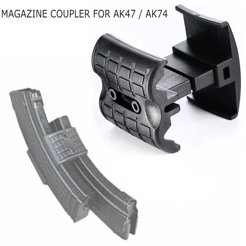 Outdoor 7.62 Magazine Coupler Clamp Airsoft Mag Parallel Connector Hunting Accessories Rifle Gun Double Mag AK Clip