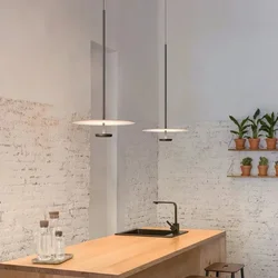 Lampadario a sospensione a LED minimalista nordico per camera da letto, soggiorno, sala da pranzo, cucina, isola, caffè, decorazioni per la casa, lampada a sospensione