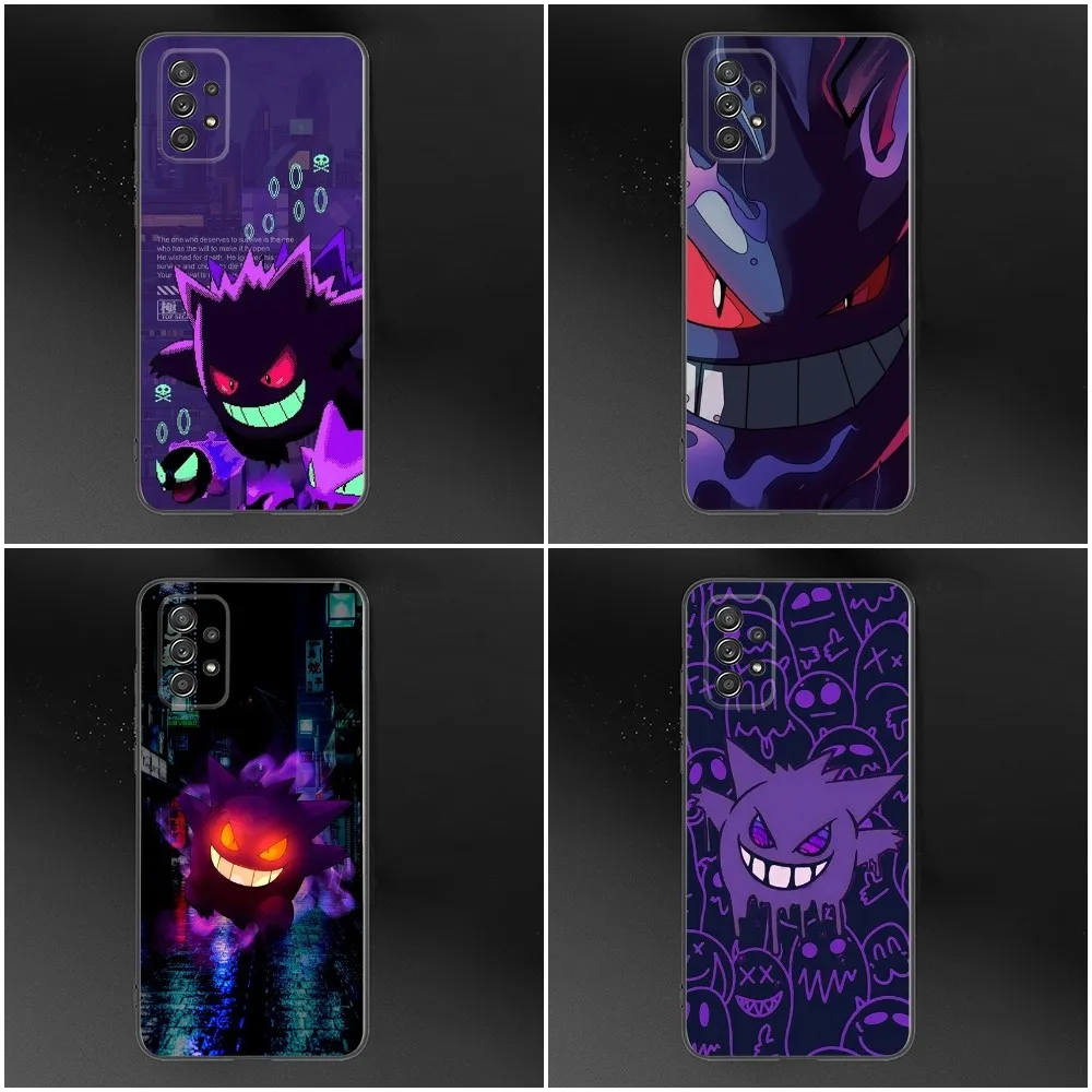 G-Gengar- Poke-mon- Cool Phone Case For Samsung S24,S23,S22,S21,S20,S10,S10E,S9 Plus FE Note 20 Ultra 10,9 Plus Black