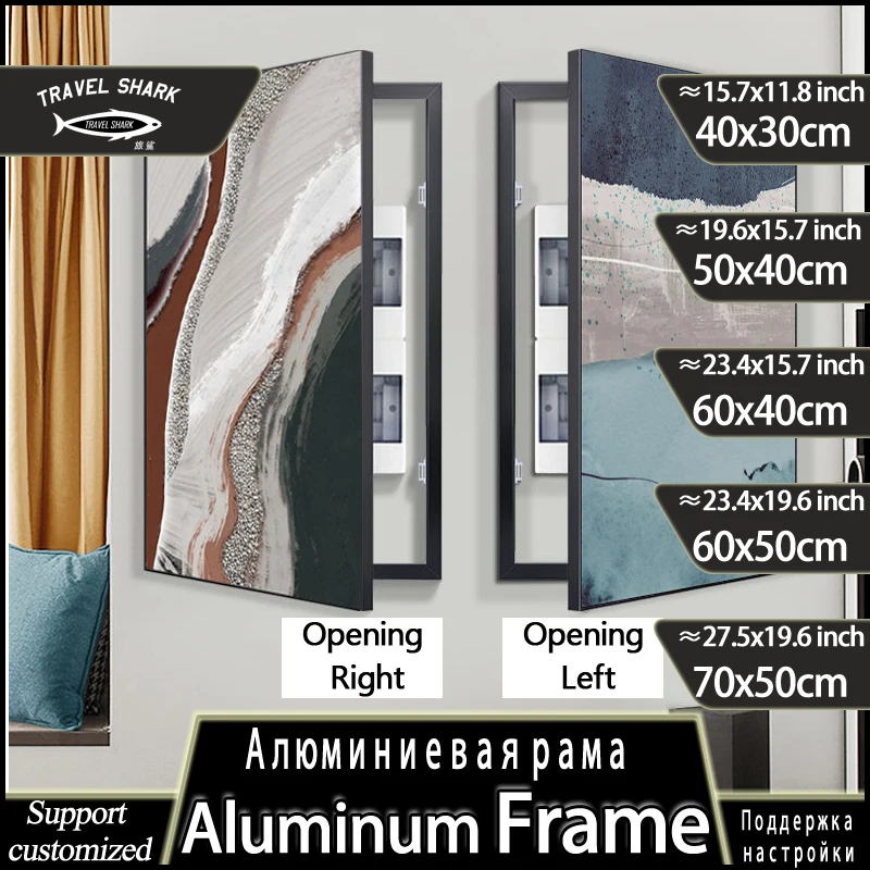 

Modern Home Decoration Hanging Painting Of Electric Meter Box Main Switch Restaurant Design Picture Wall Art Poster With Custom