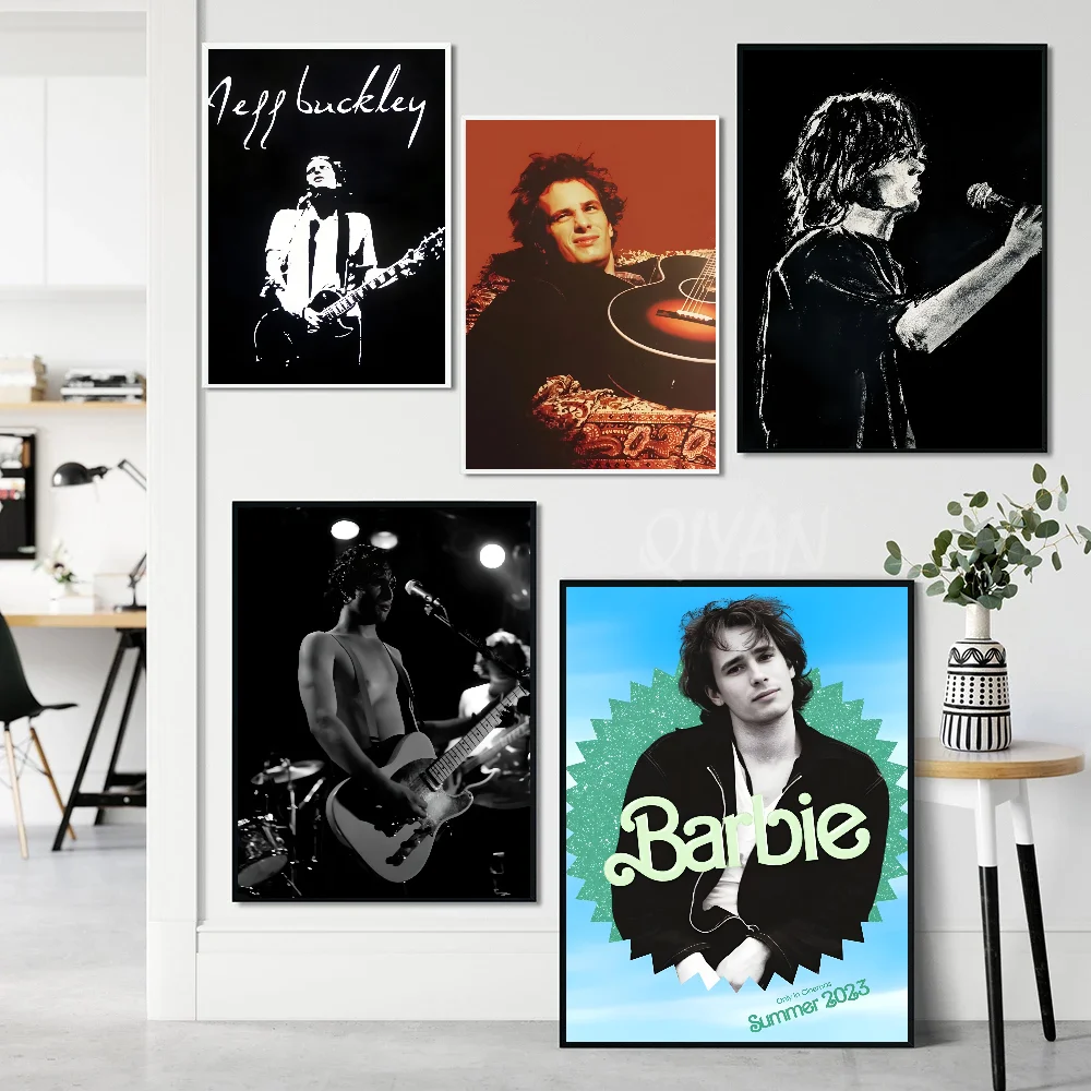 Jeff Buckley Pop Singer Poster Paper Print Home Living Room Bedroom Entrance Bar Cafe Art Painting Decoration