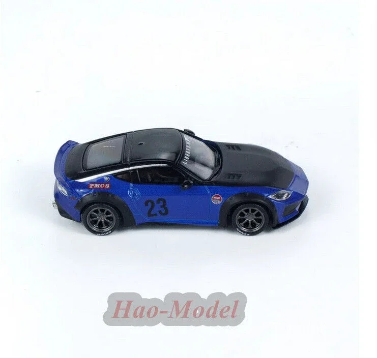 Nissan Z LB NATION WORKS용 MINIGT 1/64 자동차 모델 합금 다이캐스트 금속 시뮬레이션 장난감, 생일 선물 취미 디스플레이 장식품, 파란색