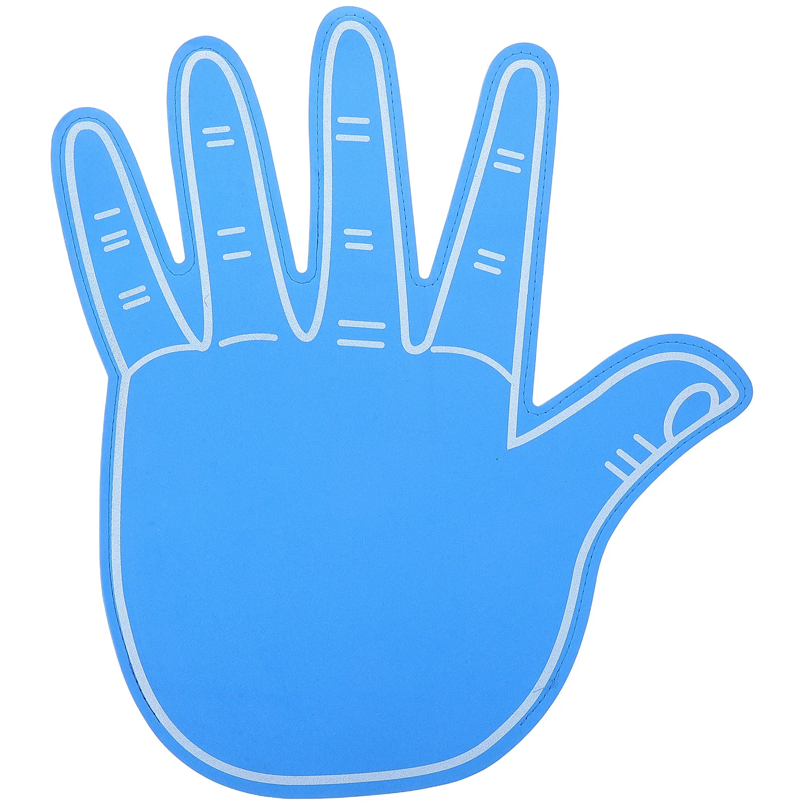 Blue Giant Eva Foam Hand Five Finger Cheerleading Glove Perfect for Sports Games School Celebration Cheerleading Foam Finger