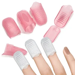 5Pcs Nail Art Soak off Cap Clips Gel Polish Acrylic Nails Remover Wraps Manicure Tool for Easy Removal And Professional Finish