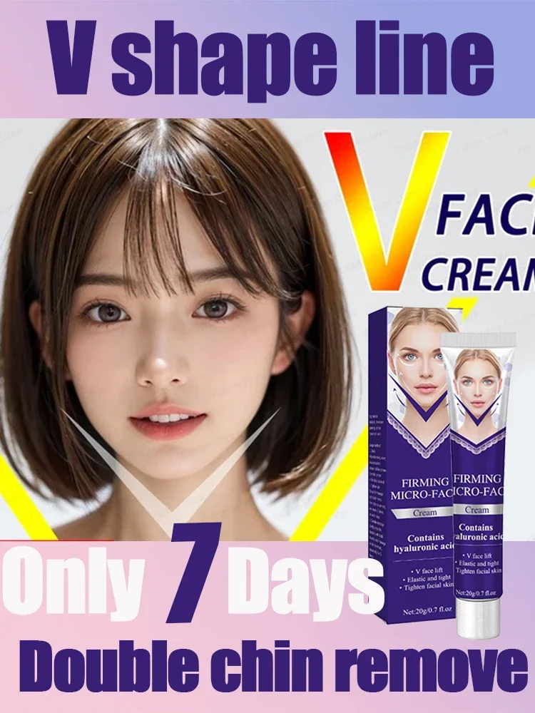 

V-Shaped Slimming Face Cream Lift Firm Remove Double Chin To Create A Small V Face Anti-Aging Beauty Massage Products