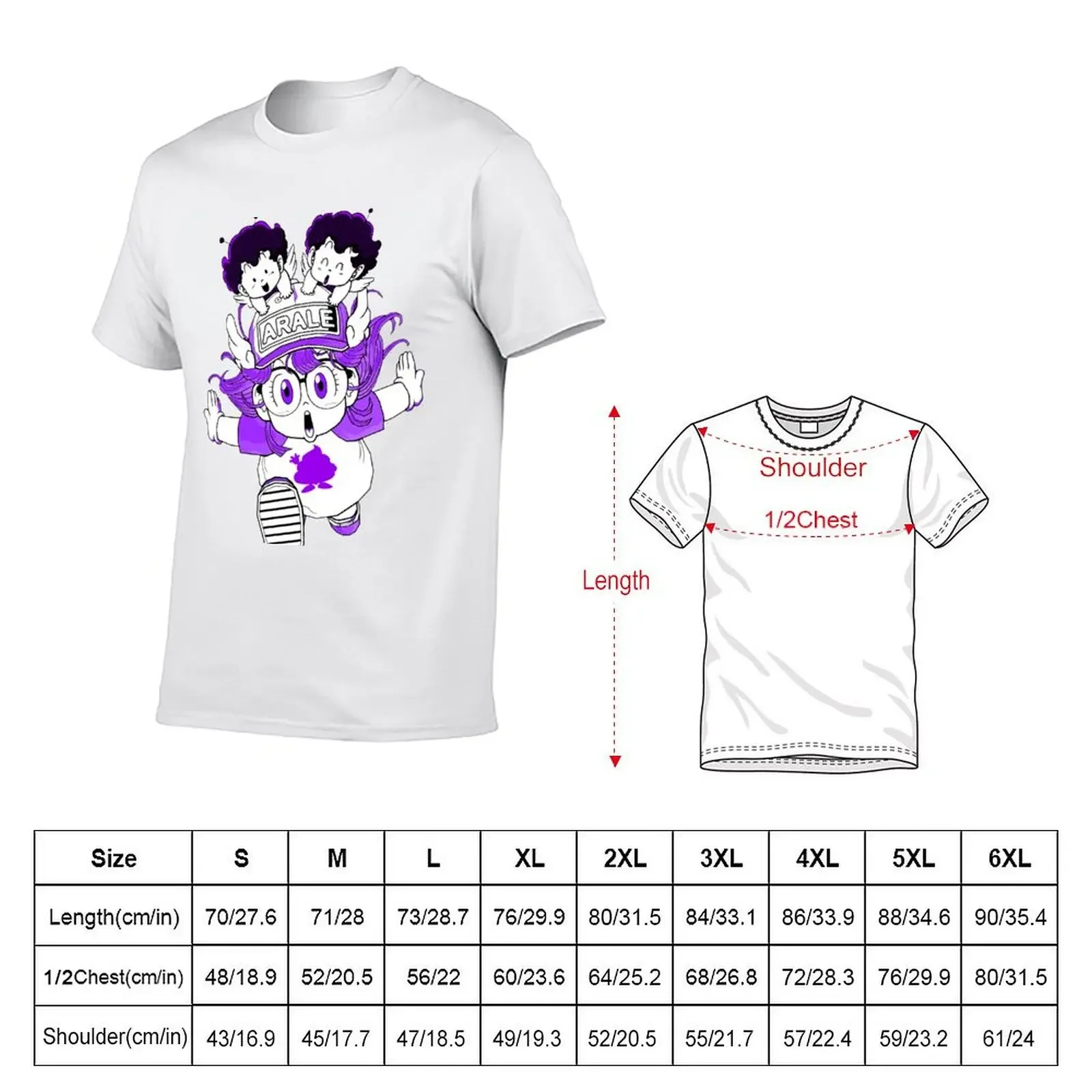 Arale Norimaki - Dr. Slump T-Shirt hippie clothes anime clothes t shirts for men graphic