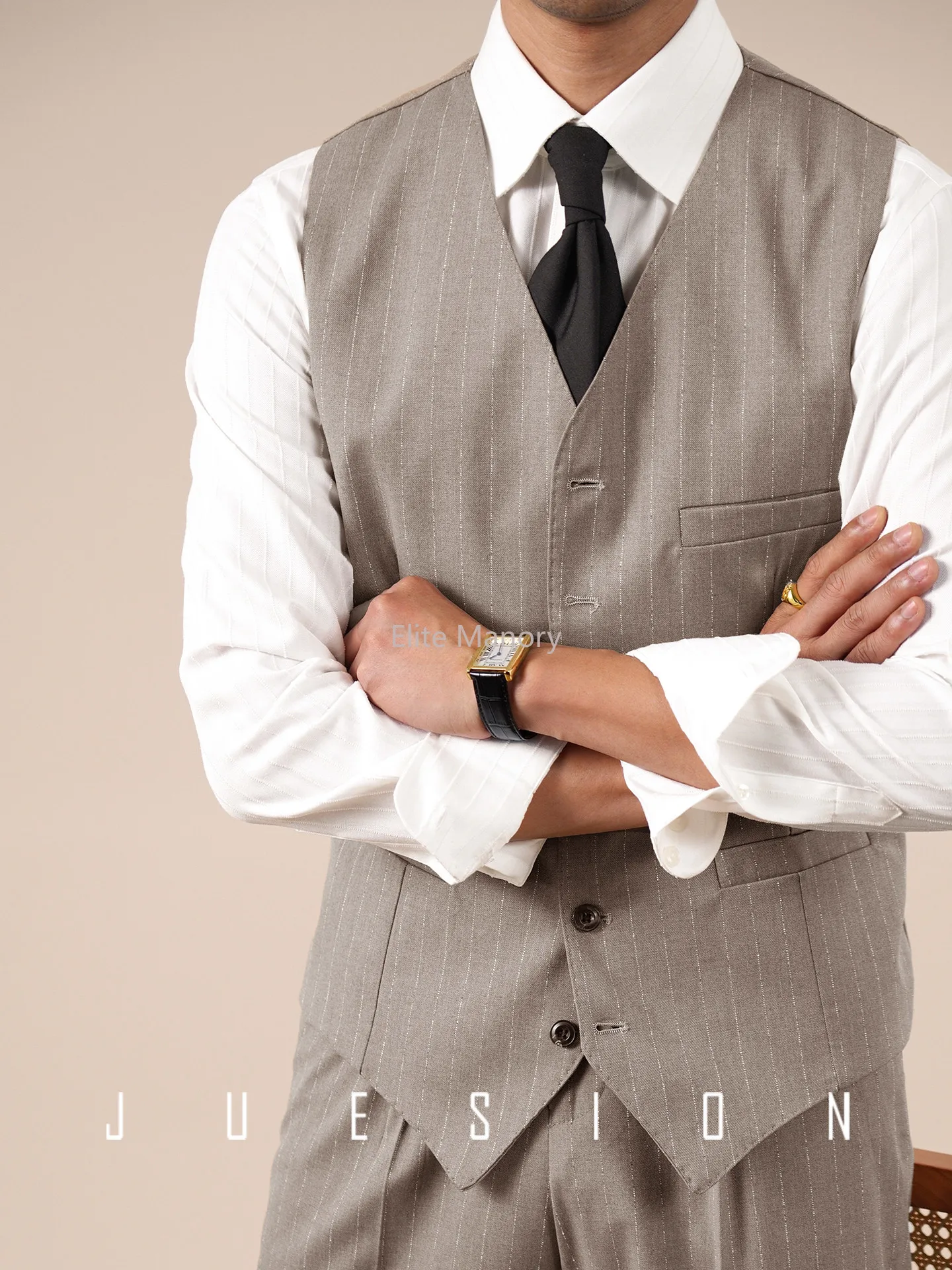 [Zero Dyeing Spinning] Commuter Casual Suit Vest Men's Business Banquet Formal Vest