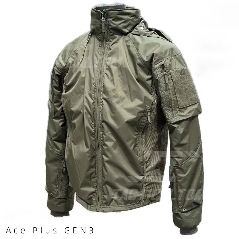 Soft-shell Breathable Jacket For Men Combat Cotton Uniform GEN.3 Battle Coat