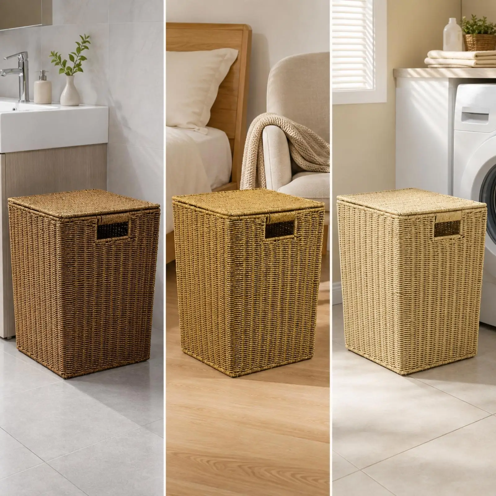 portable-laundry-hamper-with-lid-for-dirty-clothes-and-towels-lightweight-household-storage-bin