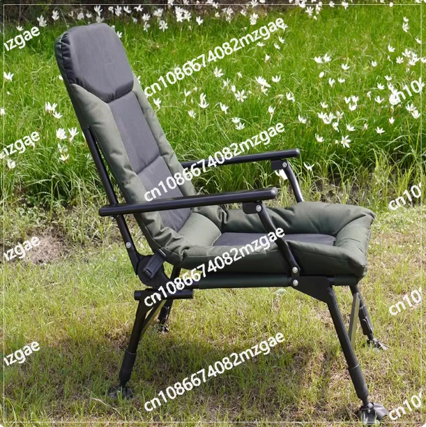 Foot Rest Chair Folding Hiking Fishing Lightweight Leisure Beach Camping Patio Furniture Convenient Armchairs with Backrest